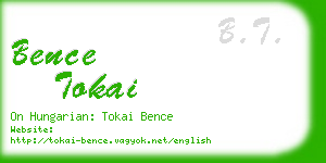 bence tokai business card